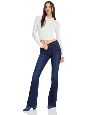 FRAME Le Pixie High Waist Flare Jeans