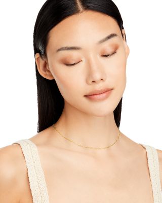 Mirror Cable Link Chain Necklace in 14K Yellow Gold, 16" 