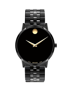 MOVADO MUSEUM CLASSIC YELLOW GOLD-TONE WATCH, 40MM