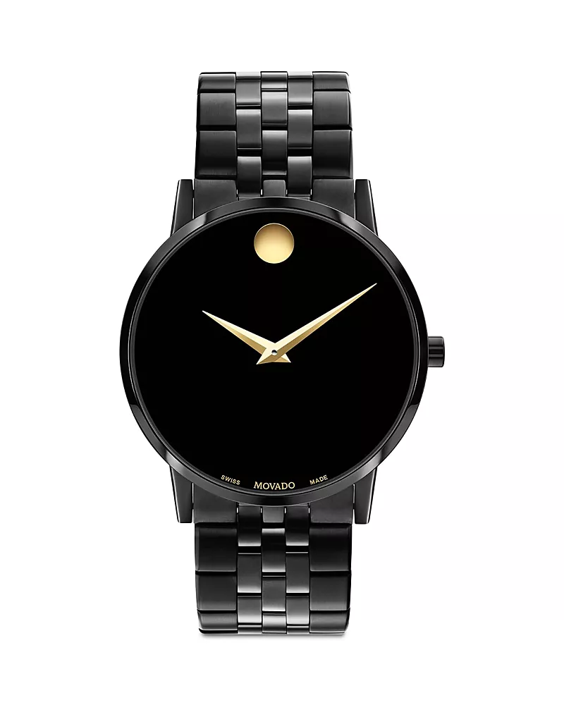 Movado Museum Classic Yellow Gold-Tone Watch, 40mm