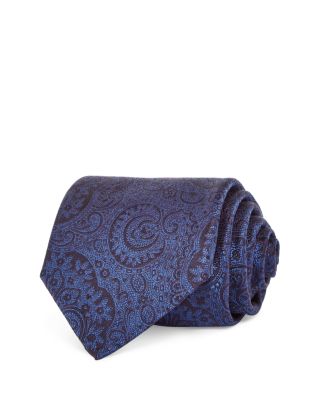 Canali - Tonal Paisley Silk Classic Tie