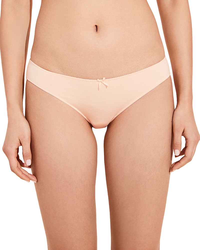 Eberjey Pima Stretch Cotton Bikini In Buff