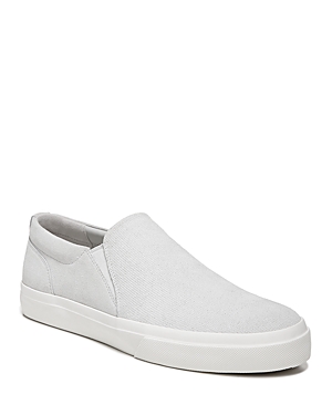 Vince Men's Fletcher Suede Slip-on Sneakers In Horchata