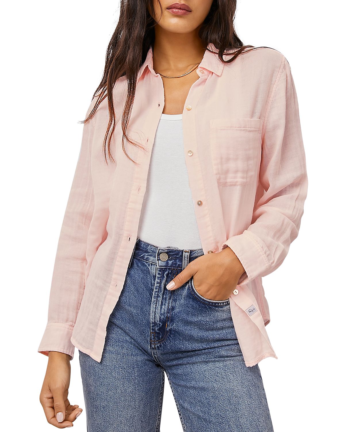 Rails Ellis Long Sleeve Gauze Shirt