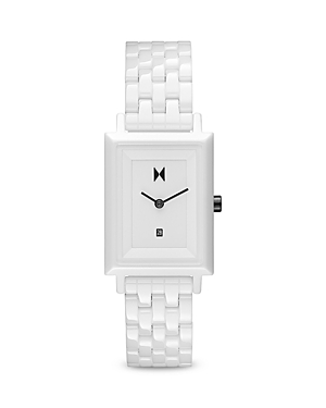 Shop Mvmt Signature Square Watch, 26mm In White