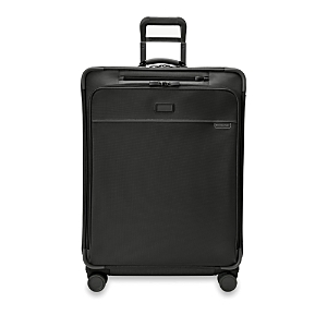 Briggs & Riley Baseline Large Expandable Spinner Suitcase In Black