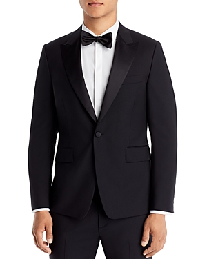 Paul Smith Wool & Mohair Tailored Fit Tuxedo In Black