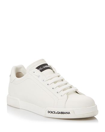 Dolce & Gabbana Men's Portofino Lace Up Low Top Sneakers | Bloomingdale's