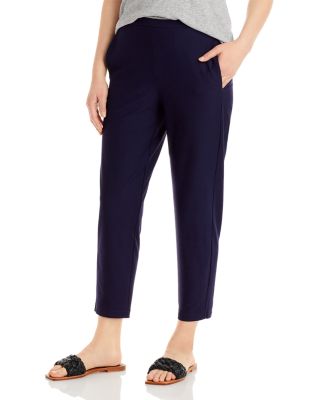 Eileen Fisher Textured Knit Ankle Pants | Bloomingdale's