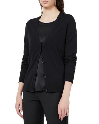 Emporio Armani Armani V Neck Cardigan | Bloomingdale's Women