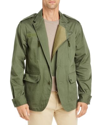 FUMITO GANRYU - Woven Epaulette Jacket