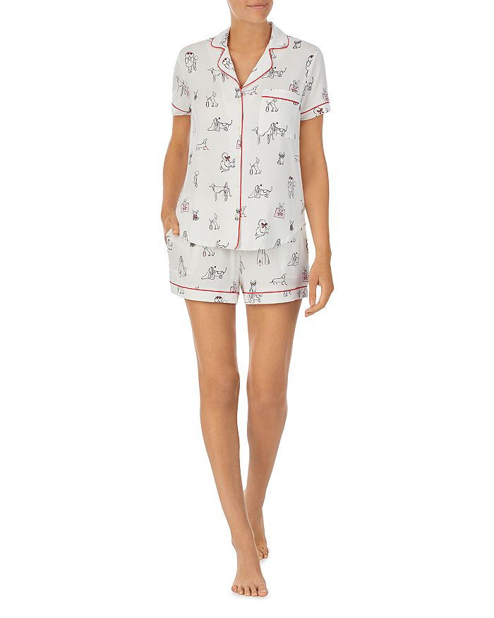 kate spade new york Printed Short Pajama Set | Bloomingdale's