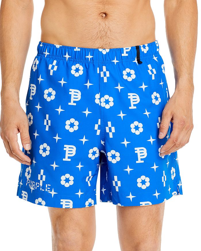 Monogram print tech swim shorts - Yes I Am - Men