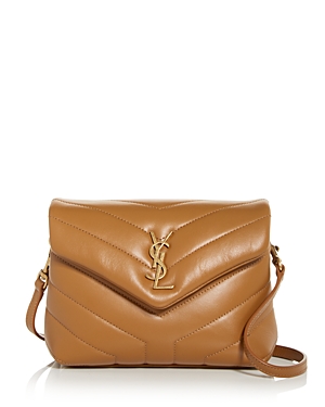 SAINT LAURENT LOULOU TOY QUILTED LEATHER CROSSBODY