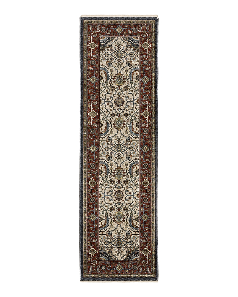 Oriental Weavers Aberdeen 752w1 Runner Area Rug, 2'3 X 7'6 In Ivory