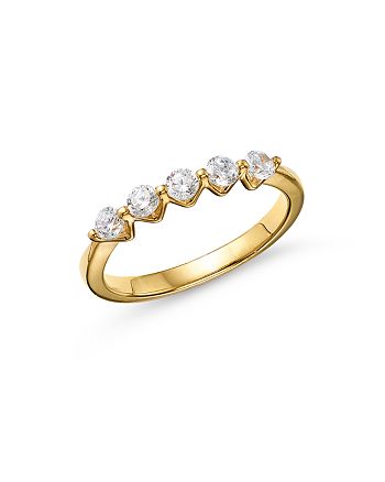 Bloomingdale's - Diamond 5-Stone Band in 14K Yellow Gold, 0.50 ct. t.w. - 100% Exclusive