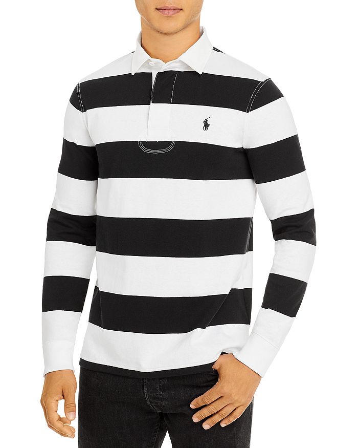 Polo Ralph Lauren Long Sleeve Striped Rugby Shirt - 150th Anniversary  Exclusive | Bloomingdale\'s