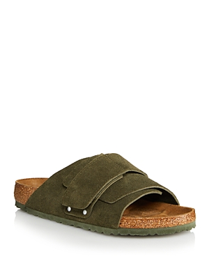 Birkenstock Men's Kyoto Slip On Strap Sandals In Green