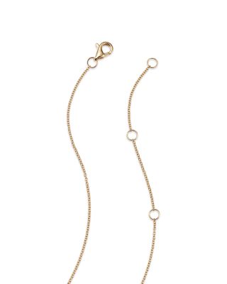 Diamond Curved Bar Necklace in 14K Yellow Gold, 0.30 tcw 