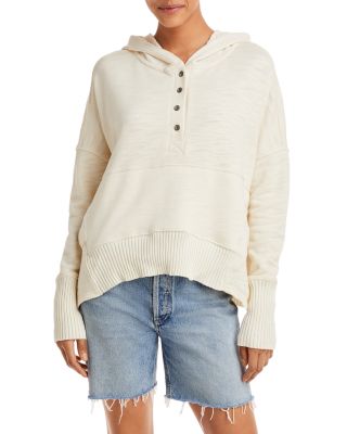 Free People Honey Dove Pullover Hoodie 