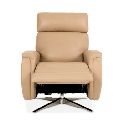 Gordon Leather Power Swivel Recliner