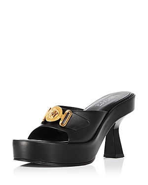 Versace Women's Medusa Biggie Mules In Black