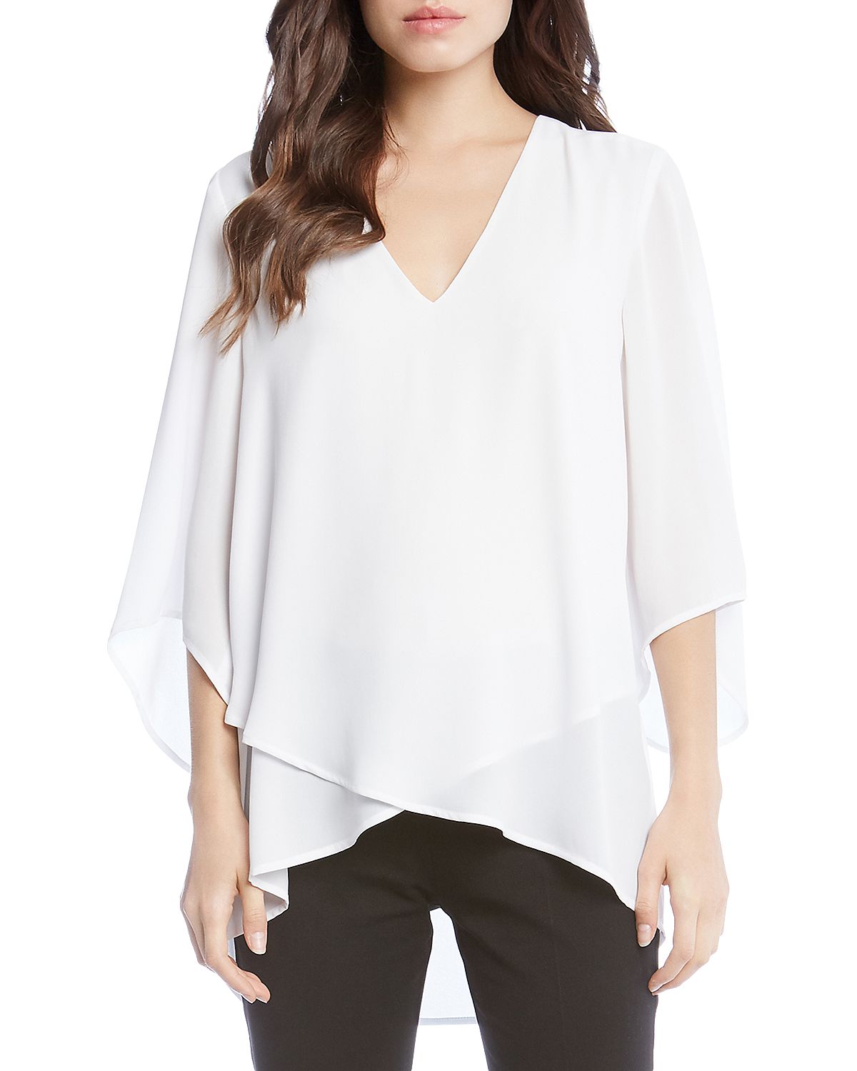 Karen Kane Asymmetric High/Low Top