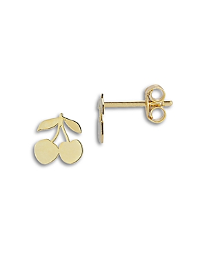 Moon & Meadow 14k Yellow Gold Cherry Stud Earrings - 100% Exclusive
