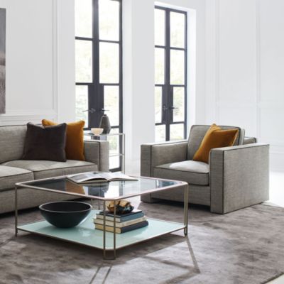 Welt Played Fabric Chair