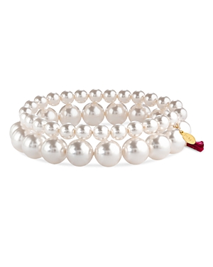 Shashi Pema Faux Pearl Stretch Bracelets, Set of 2