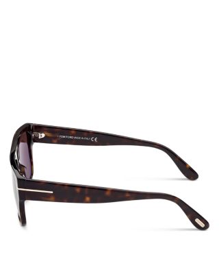 Men's Dunning Rectangular Sunglasses, 55mm