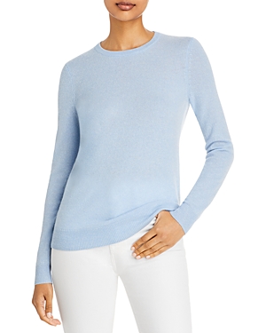 C By Bloomingdale's Cashmere C By Bloomingdale's Crewneck Cashmere Sweater - 100% Exclusive In Crystal Blue