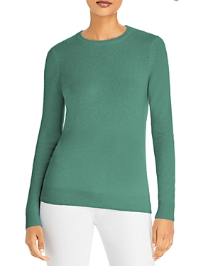 C By Bloomingdale's Cashmere C By Bloomingdale's Crewneck Cashmere Sweater - 100% Exclusive In Light Olive