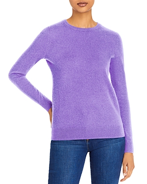 C By Bloomingdale's Cashmere C By Bloomingdale's Crewneck Cashmere Sweater - 100% Exclusive In Wisteria