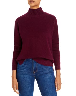 C by Bloomingdale's Cashmere Mock Neck Cashmere Sweater 100