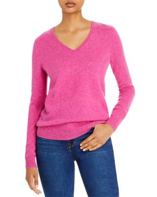 C By Bloomingdale's Cashmere C By Bloomingdale's V-Neck Cashmere ...