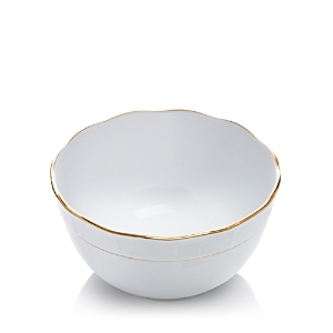 Herend Golden Edge White Round Bowl Herend Golden Edge White Round Bowl