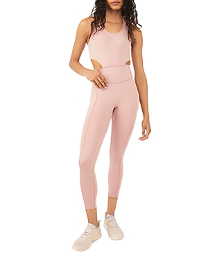 Free People Back It Up Onesie In Mauve Swoon