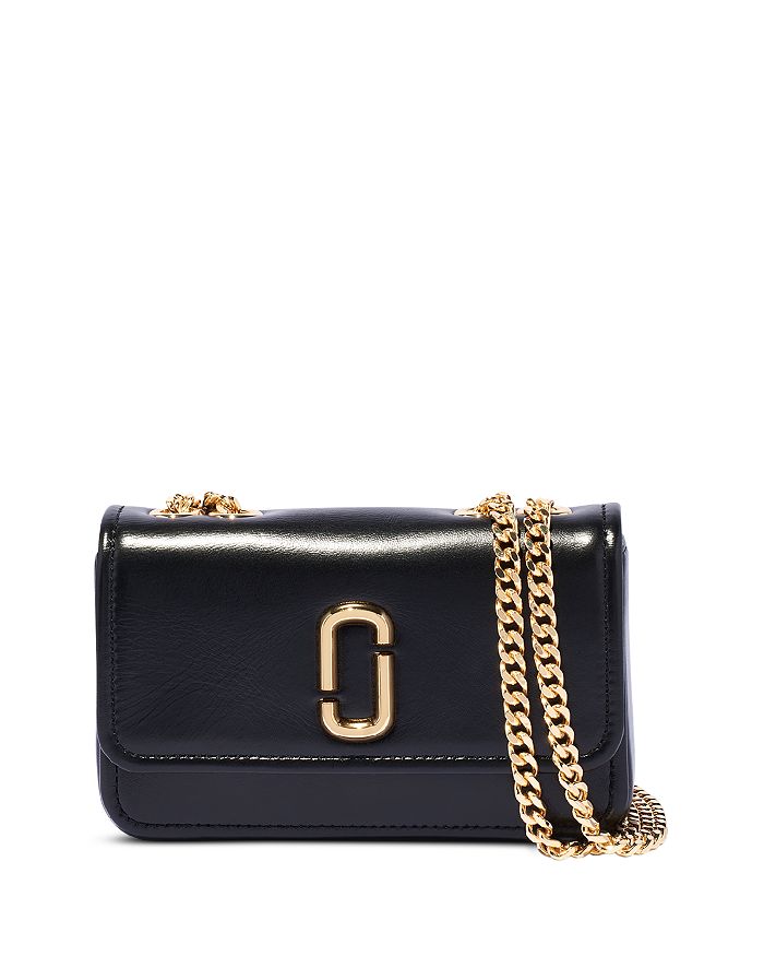 Marc Jacobs 'the Snapshot' Wallet On Chain Bag in Black