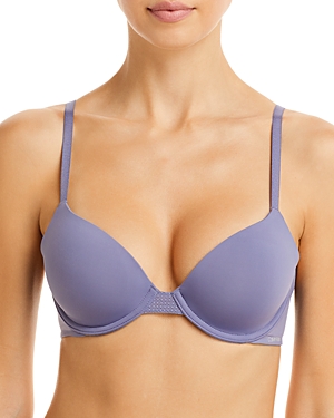 Calvin Klein Infinite Flex Lightly Lined Demi Bra In Purple