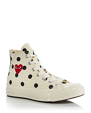 Comme Des Garcons Play x Converse Unisex Chuck Taylor High Top Sneakers