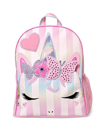 Girls Gwen Striped Butterfly and Flower Crown Large Backpack Bloomingdales Girls Accessories Bags Rucksacks 