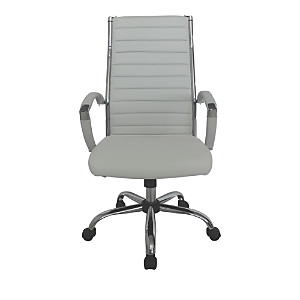 Furniture Of America Tioga White High Back Height Adjustable Office Chair