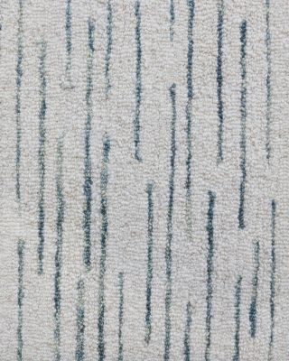 Hans Brushstroke Striped Area Rug, 93" x 117"