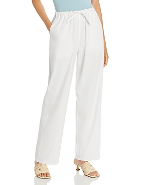 Rebecca Taylor Stretch Linen Pants In Full Moon | ModeSens