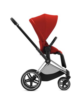 PRIAM 4 Stroller – Chrome Frame and Black Handle