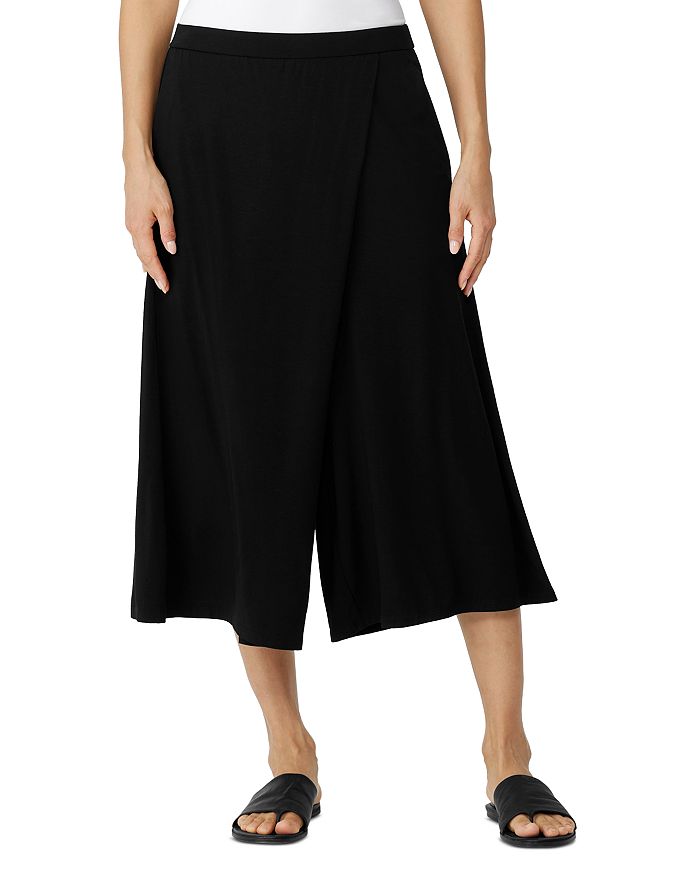 Eileen Fisher - High Rise Wide Leg Cropped Pants