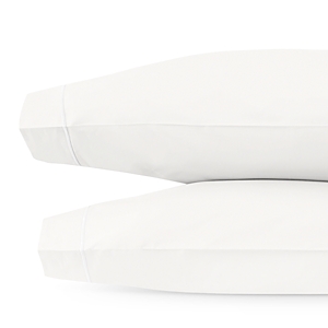 Matouk Bergamo Pillow Case, King Pair In Bone/white