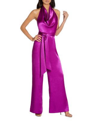 aidan mattox sequin jumpsuit