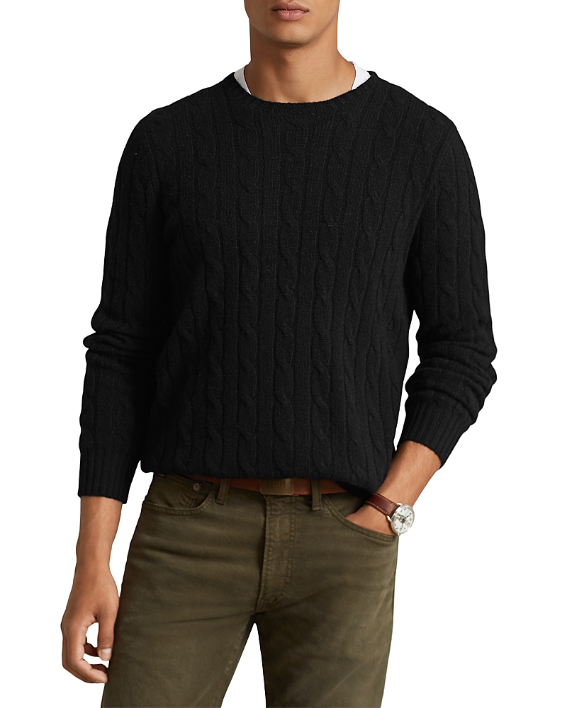 Polo Ralph Lauren Cashmere Cable Knit Crewneck Sweater